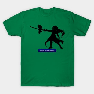 Training for the Remake- Sephiroth T-Shirt